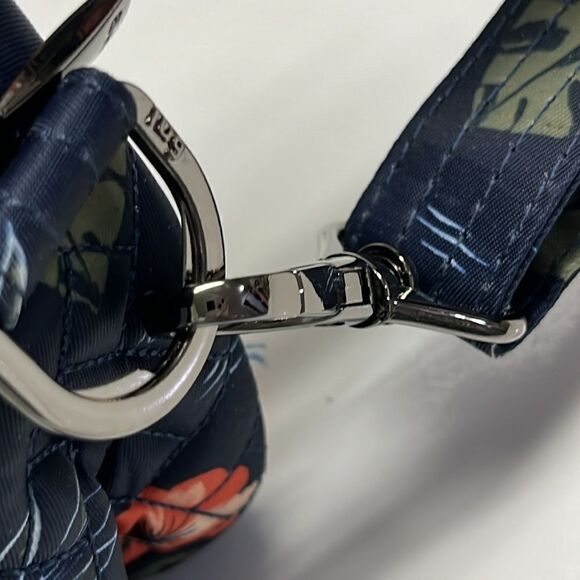 Lug Carousel Blue Floral Adjustable Convertible Belt Bag/ Crossbody RFID Purse - Picture 16 of 16